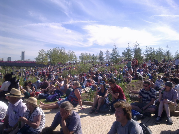 Olympic Park spectators